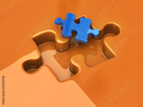 Small jigsaw puzzle piece