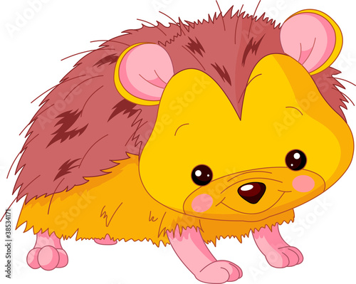 Fun zoo. Hedgehog