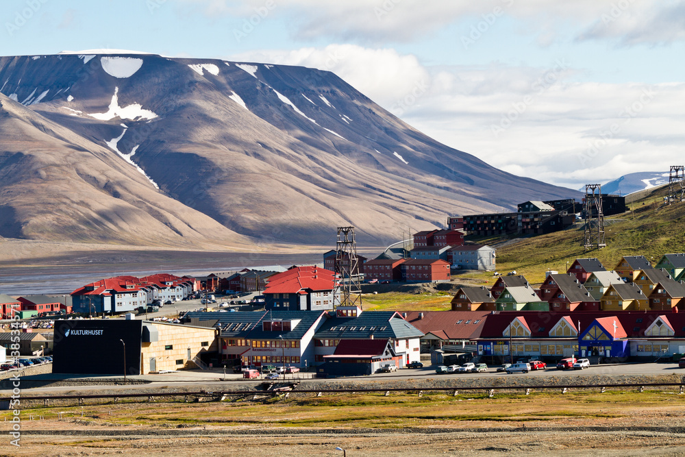 Longyearbyen - obrazy, fototapety, plakaty 