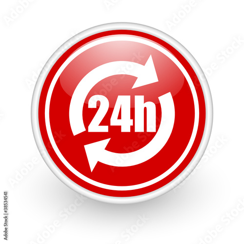 24h service 3d icon