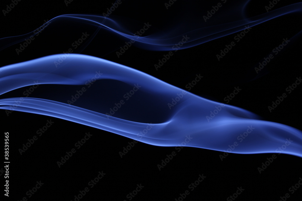 Abstract smoke isolated on black Abstract smoke isolated on black