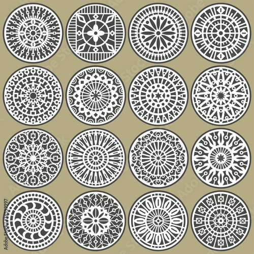 Ornamental circles decors
