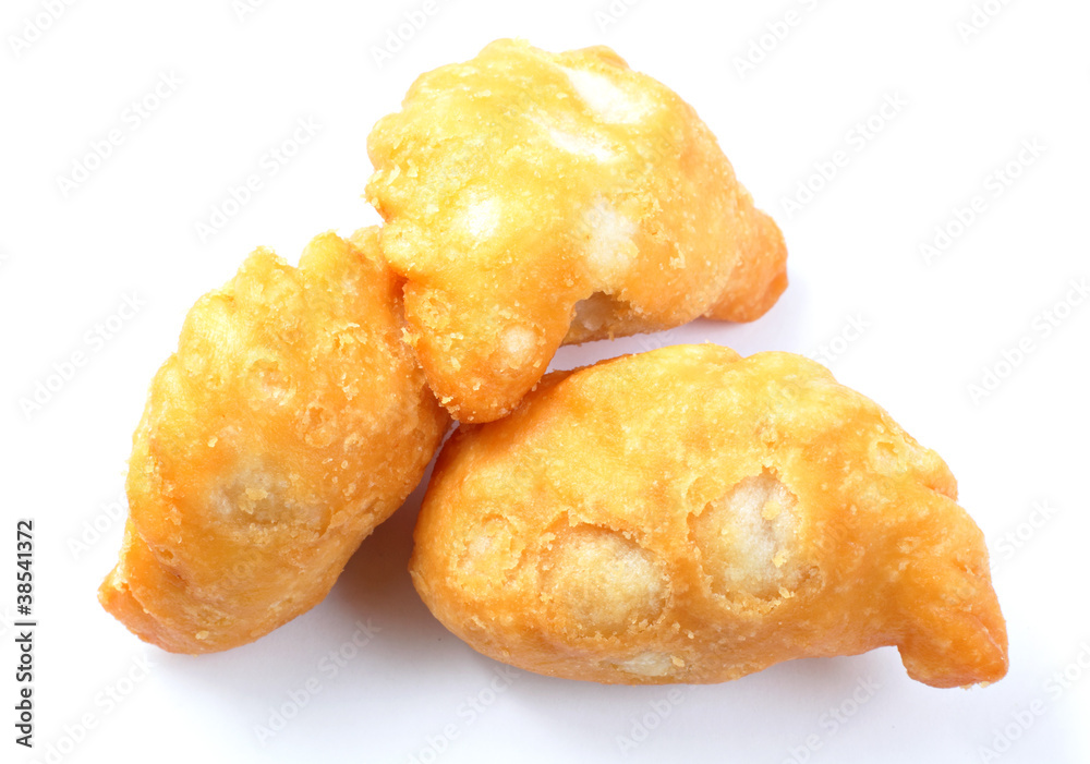 traditional chinese new year food, Jau gok , Oil Cape traditional chinese new year food, Jau gok , Oil Cape