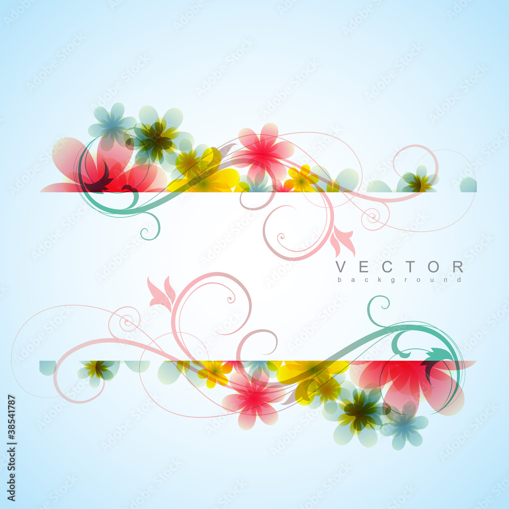 stylish flower background