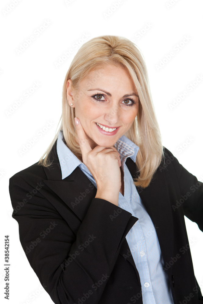 Beautiful thoughtful businesswoman Beautiful thoughtful businesswoman