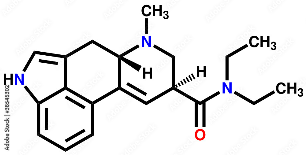 LSD structural formula