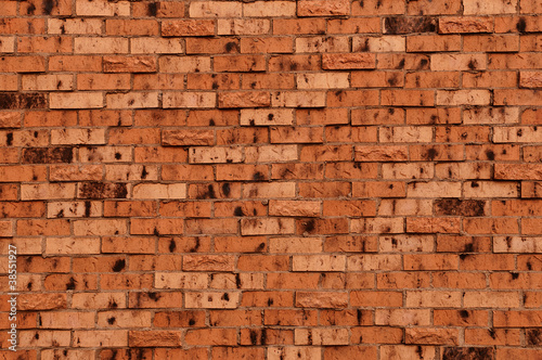 Brown Colored Brick Wall