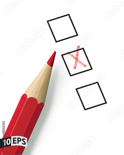 Check list. Vector illustration. Mesh