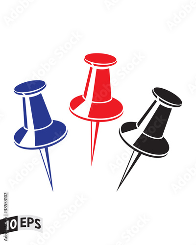 Vector pushpin