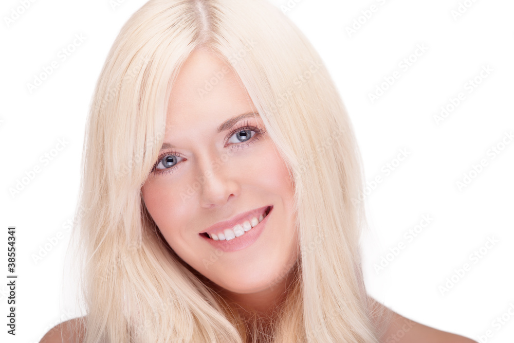 blonde smiling blonde smiling