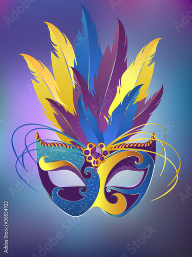 Elegante Faschingsmaske