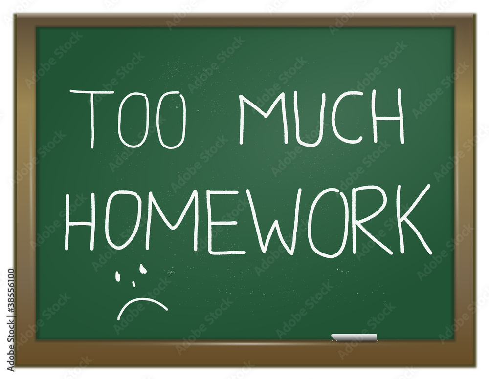 Homework stress. Homework stress.