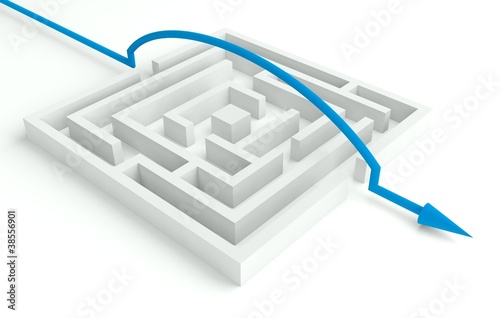 3d Maze Solved, Smart Solution