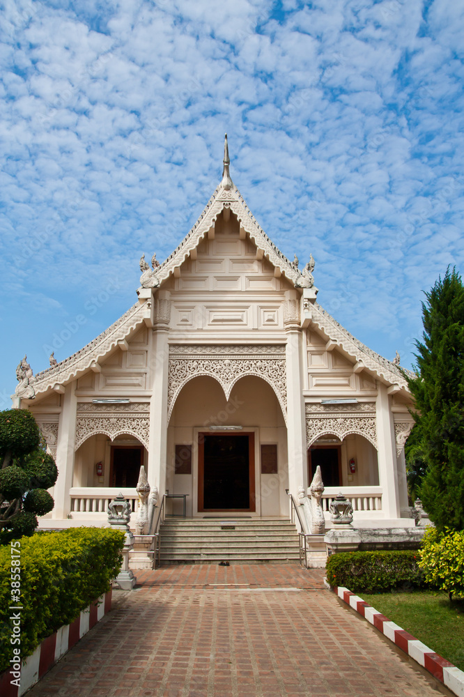 Thai temple in north of Thailand