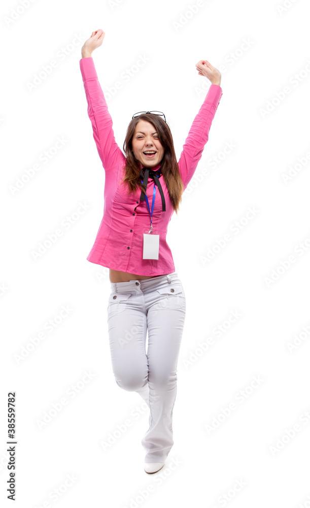 Happy woman. Happy woman.