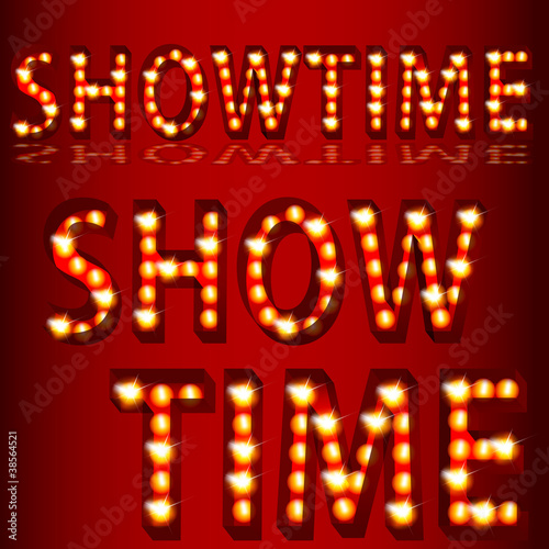Theatrical Lights ShowtimeText