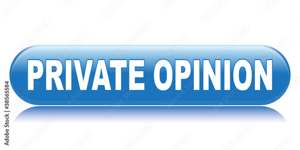 PRIVATE OPINION ICON PRIVATE OPINION ICON