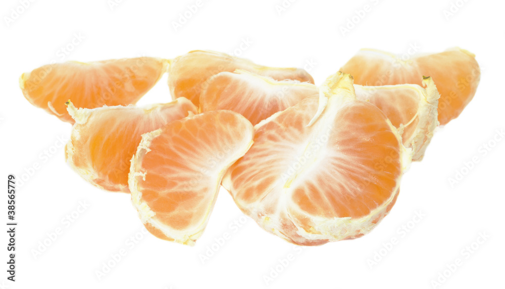 Segments of tangerine.