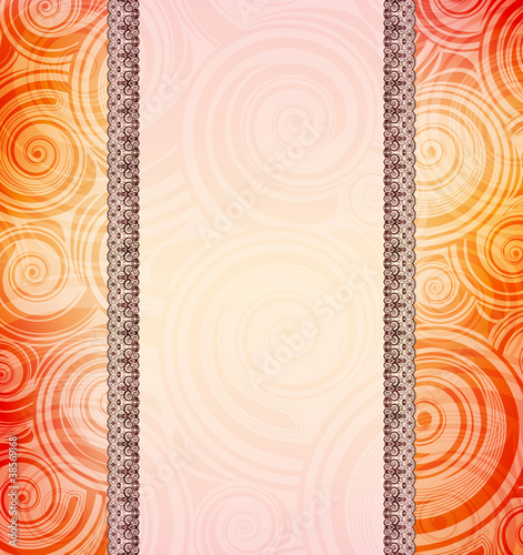ornamented vector banner. eps10