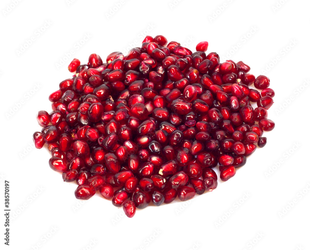 Extreme close up background of a red juicy ripe pomegranate frui Extreme close up background of a red juicy ripe pomegranate frui