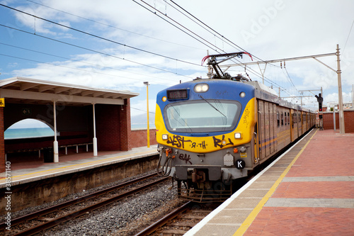 railway train and station in south africa