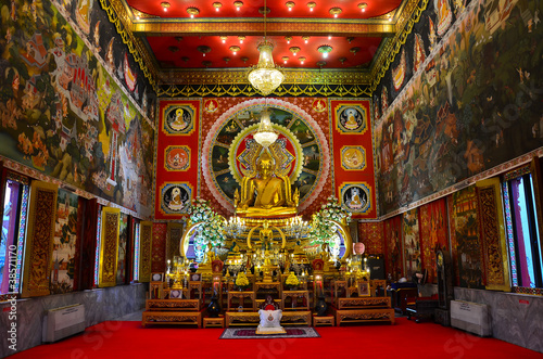 Buddha image in the grand temple