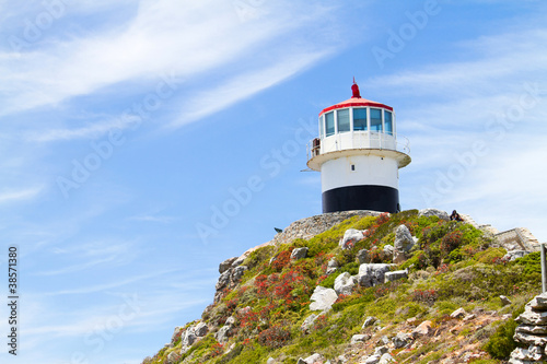 lighthouse on cape point, cape peninsula, south africa