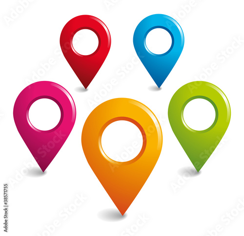 Location GPS symbols photo