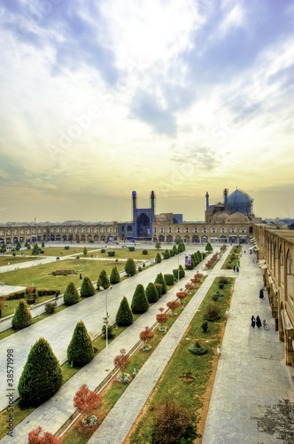 Naqsh-e Jahan Square in Isfahan, Iran photo