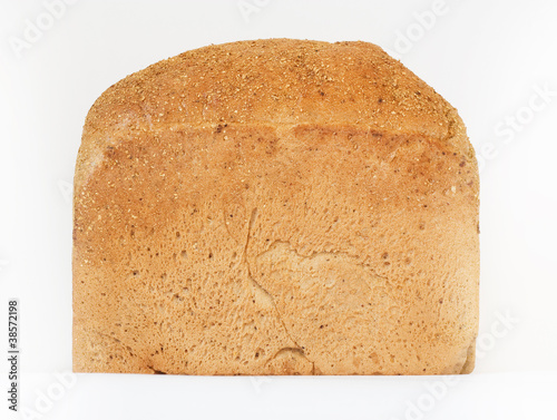 bread on white backgroundon photo