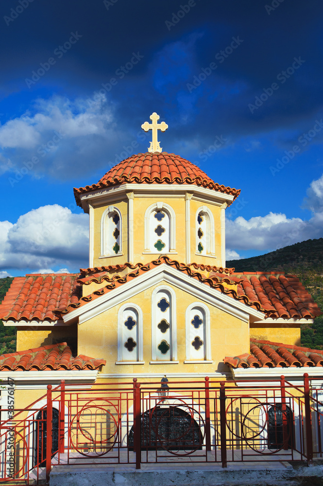 Kapelle in den Bergen von Kreta/Griechenland