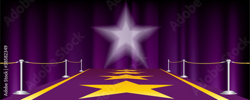 purple carpet horizontal