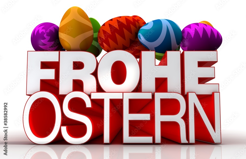 Fototapeta premium frohe ostern