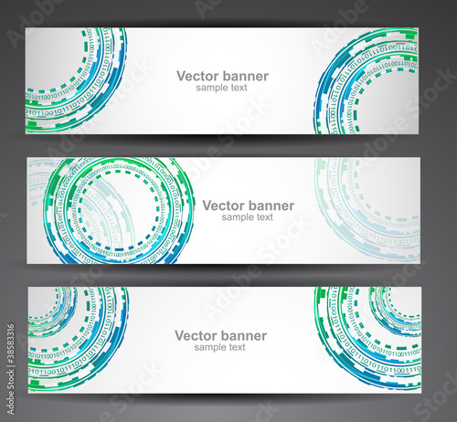 Web banners. Vector