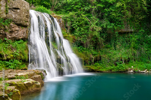 Waterfall in nature © Yordan Rusev