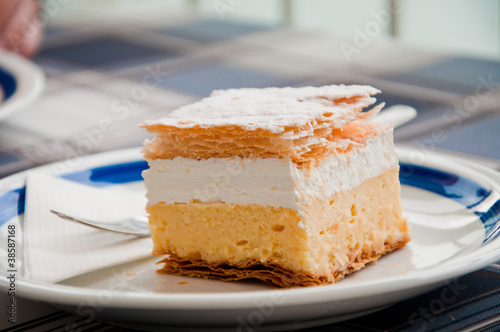 Traditional Cream-pie of Bled, Slovenia