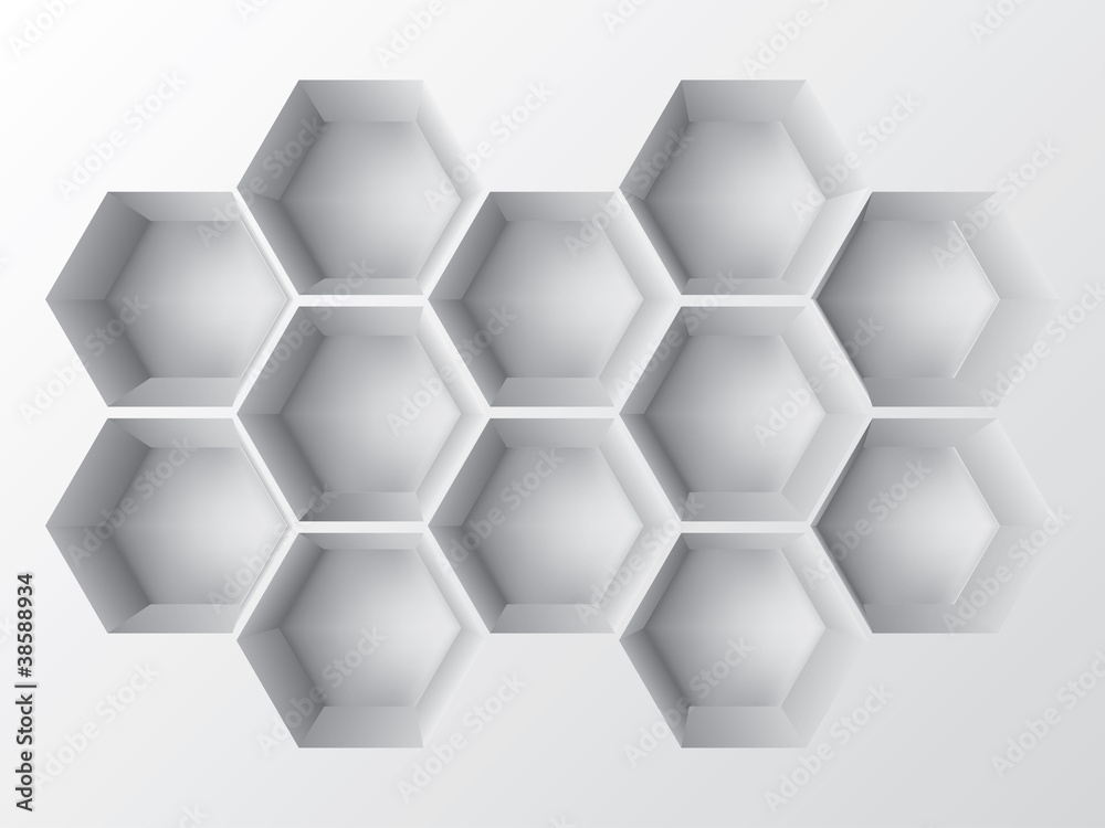 Abstract 3d shelf Abstract 3d shelf