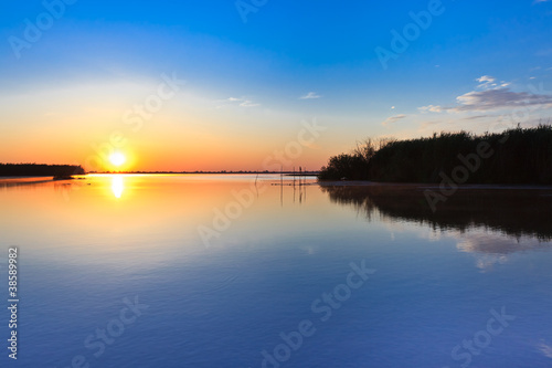 sunrise in the Danube Delta