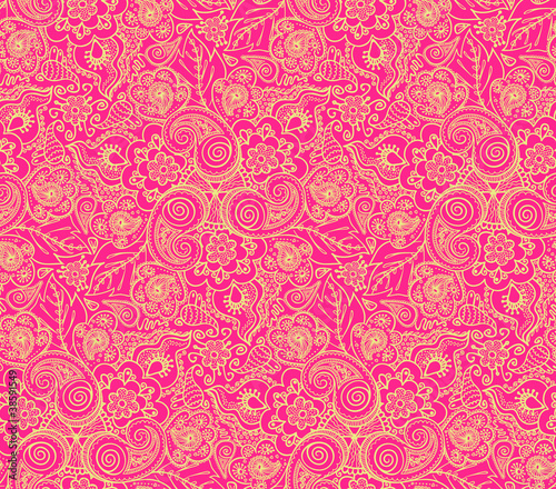 Seamless lace pattern