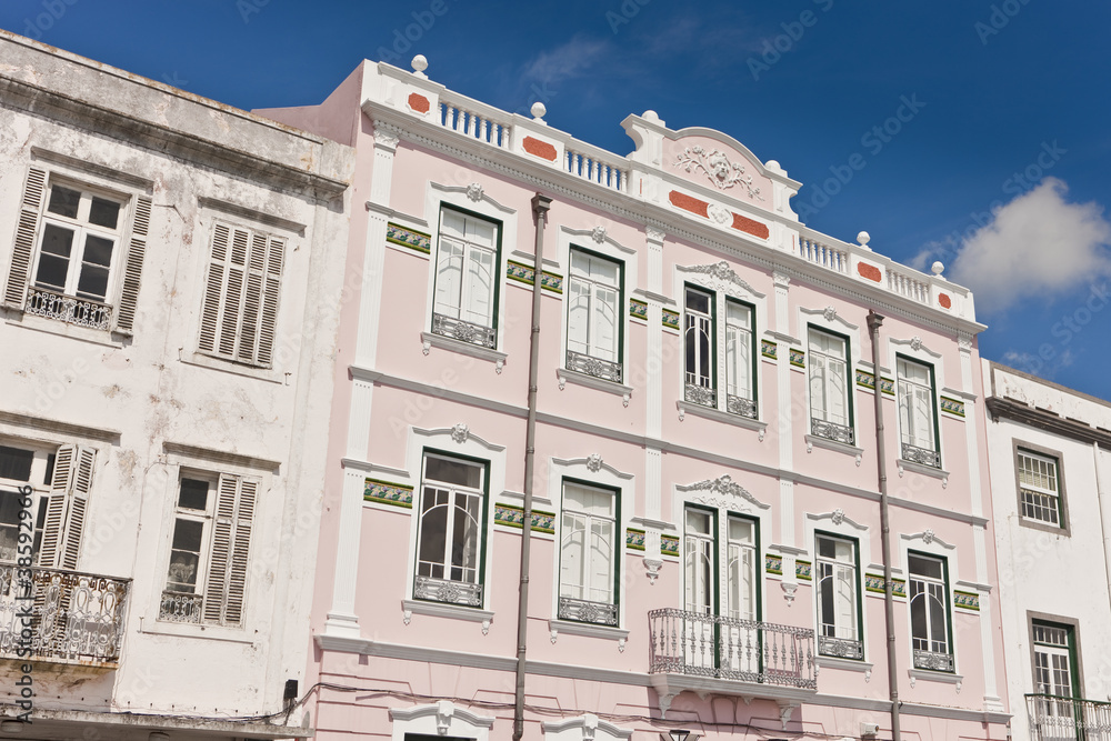 Obraz premium Azoren: Architektur in Horta auf Faial