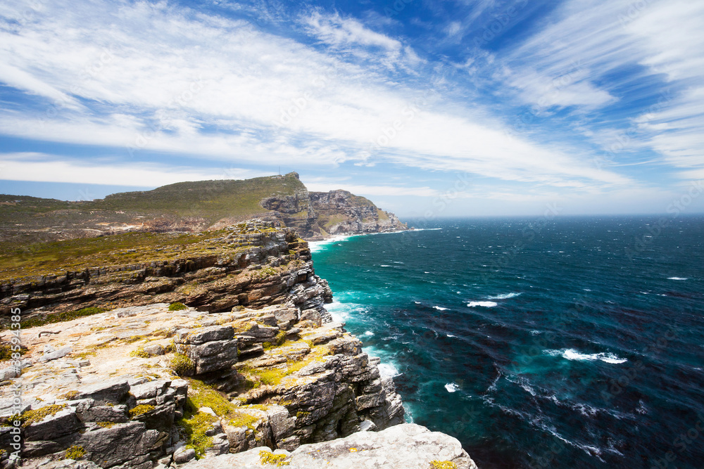 landscape of cape of good hope, south africa landscape of cape of good hope, south africa
