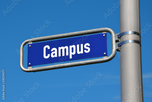 Plakat Campusschild