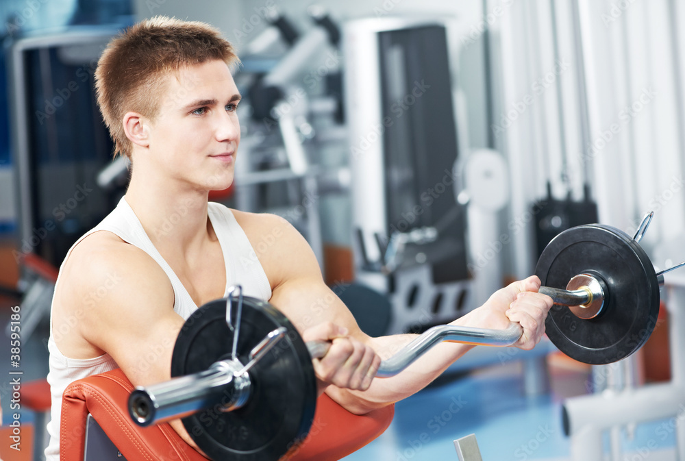 bodybuilder man workout biceps muscle exercises bodybuilder man workout biceps muscle exercises