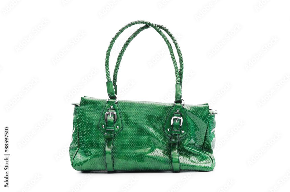 Naklejka premium Elegant woman bag on white