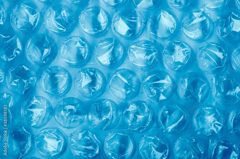 Plastic bubble wrap