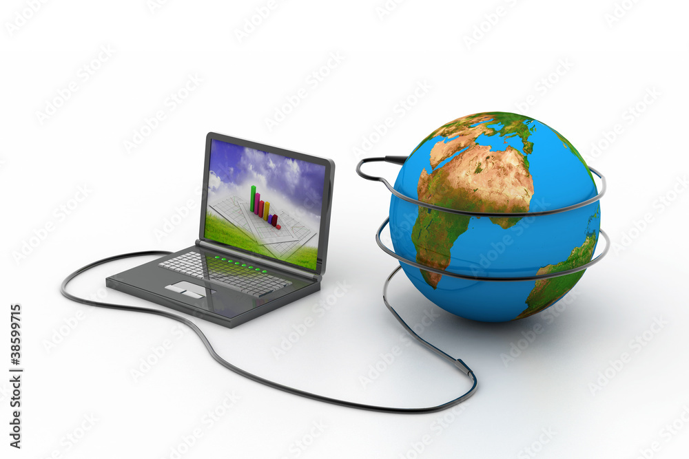 Global internet concept