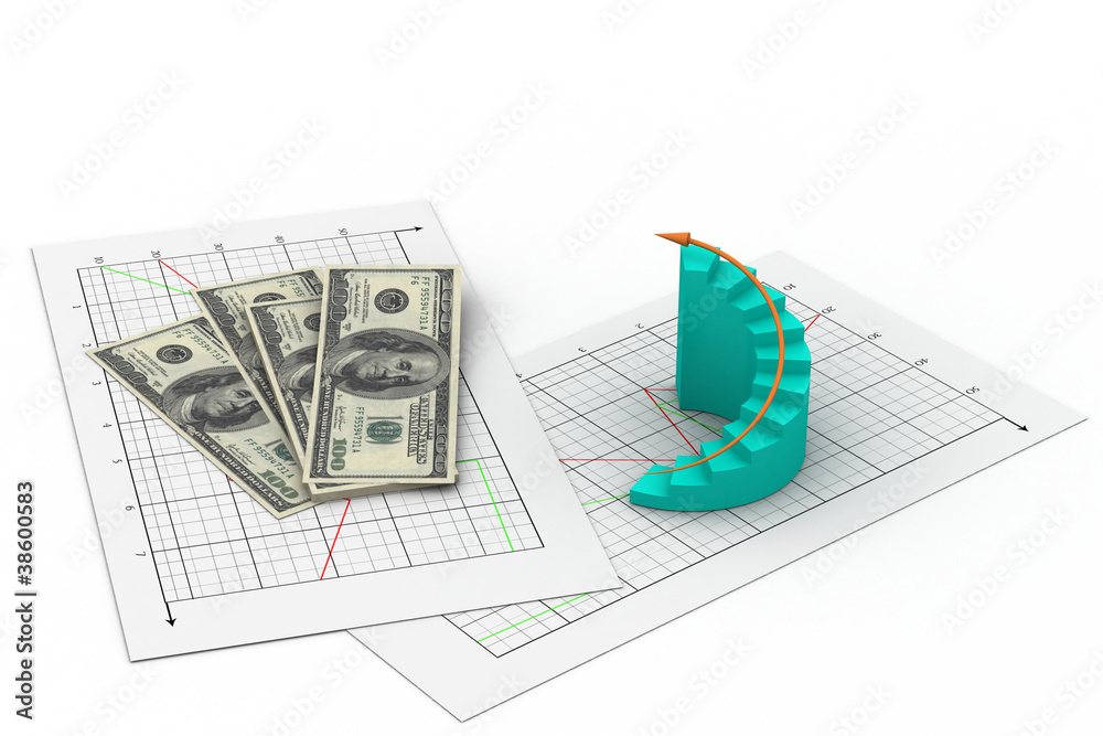 Fototapeta premium Business chart