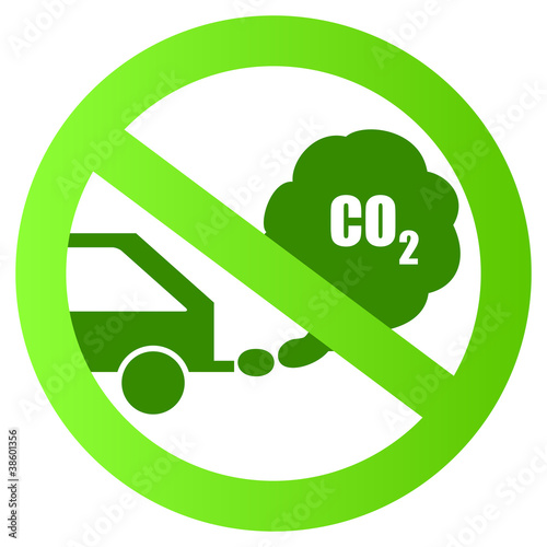 Ecological transport vector sign
