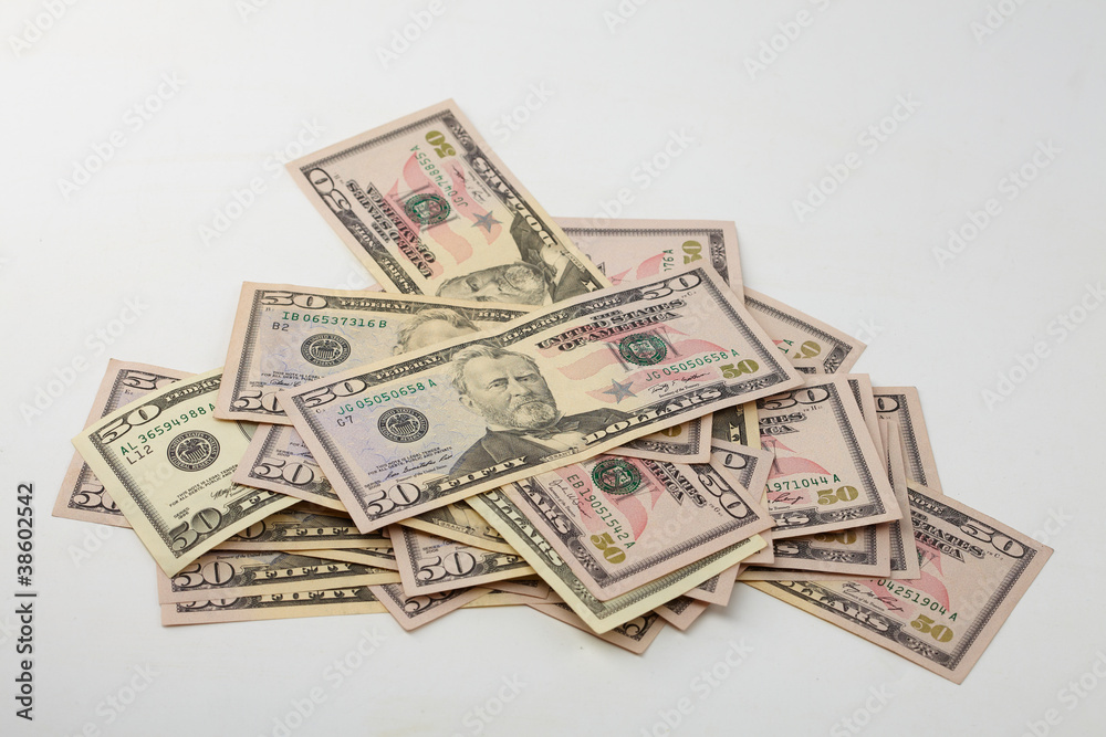 dollars on the white dollars on the white