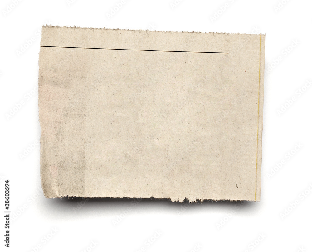 Obraz premium biały papier wiadomości zgrywanie tło wiadomości